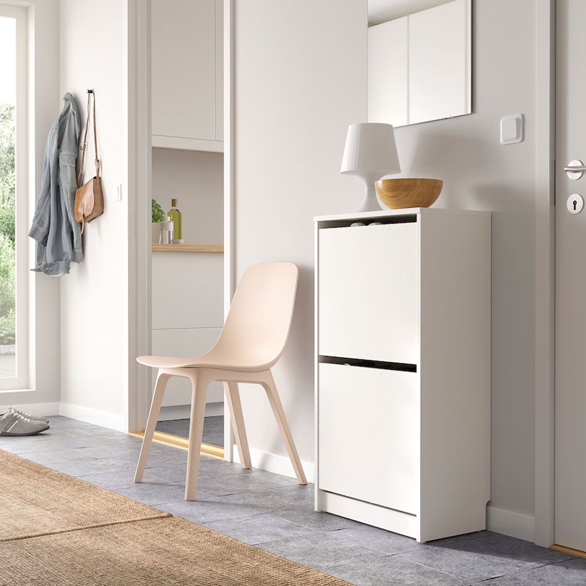 BISSA Shoe cabinet with 2 compartments