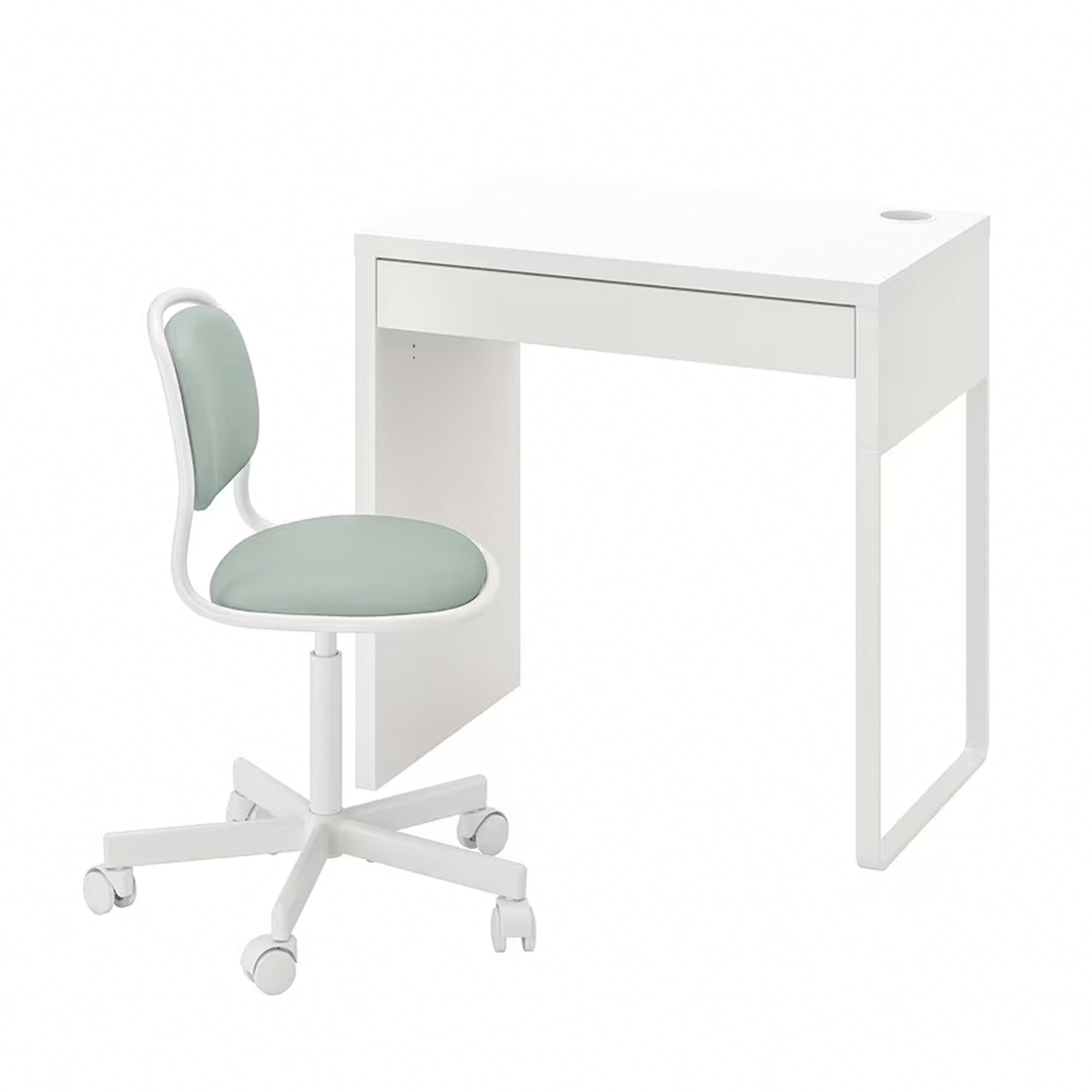 MICKE/ORFJALL Desk and chair