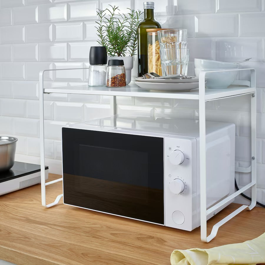 AVSTEG Kitchen countertop rack, white, 54x36 cm
