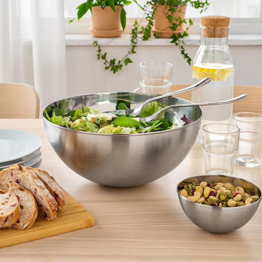 BLANDA BLANK Serving bowl, stainless steel, 28 cm