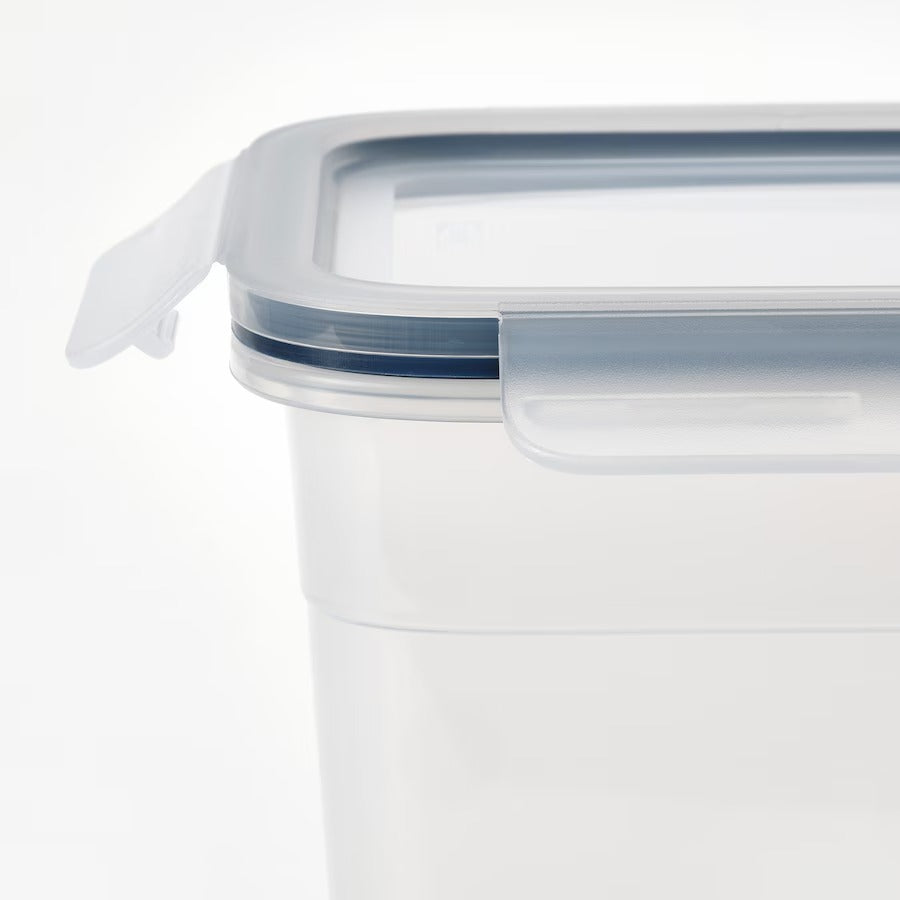 IKEA 365+ Food container with lid, rectangular/plastic, 4.2 l