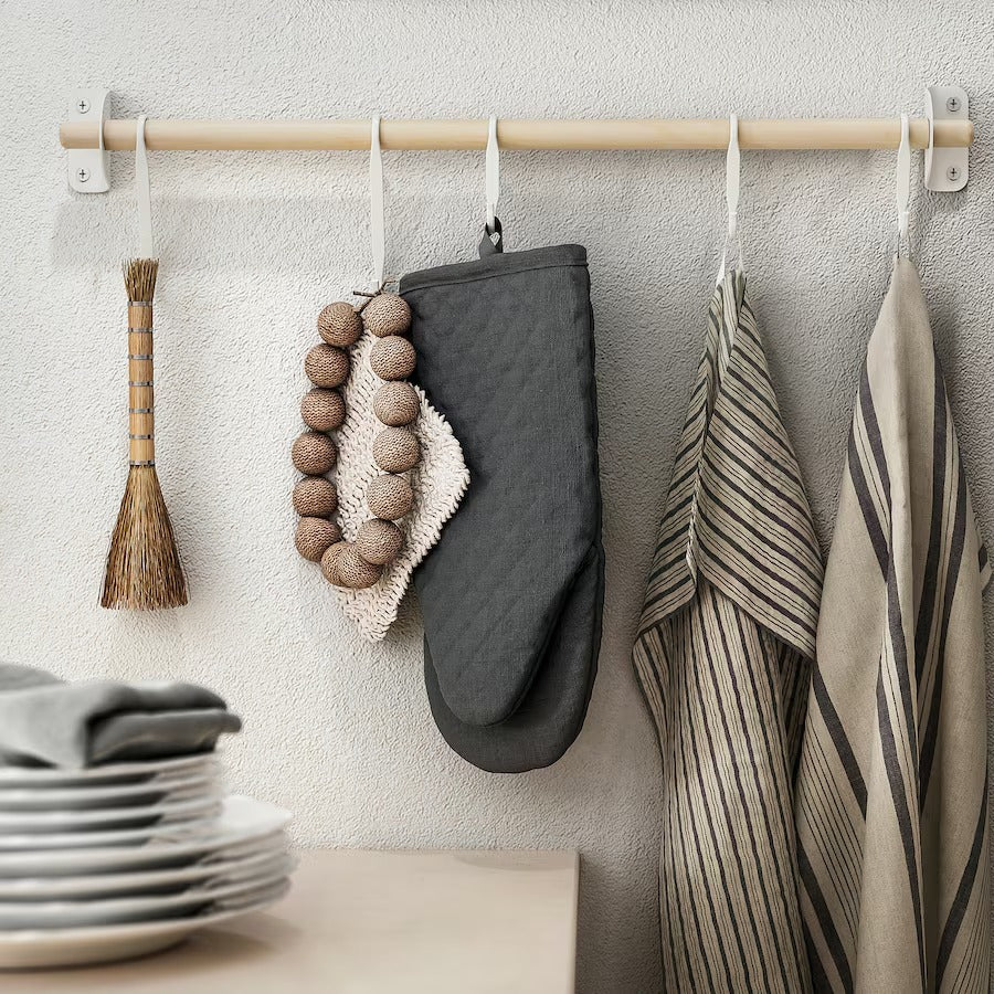 RINNIG Oven glove, grey