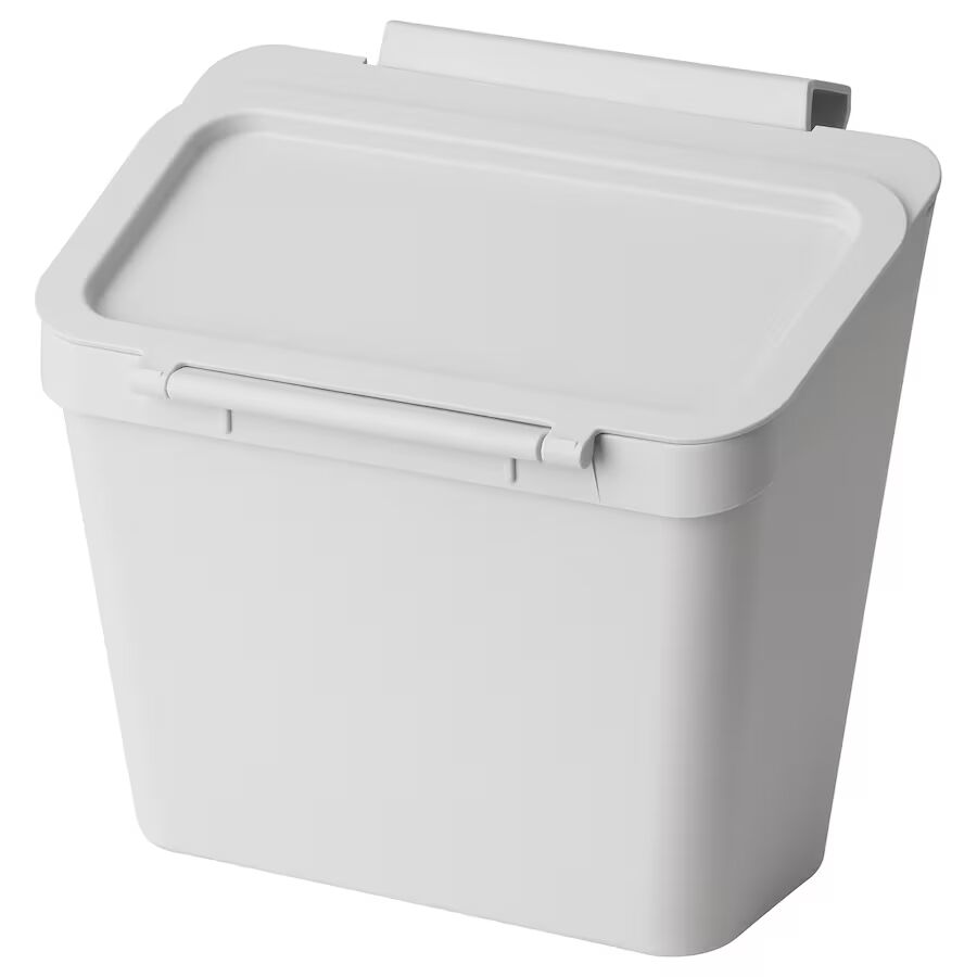 SKOLÄST Waste bin for cabinet with door