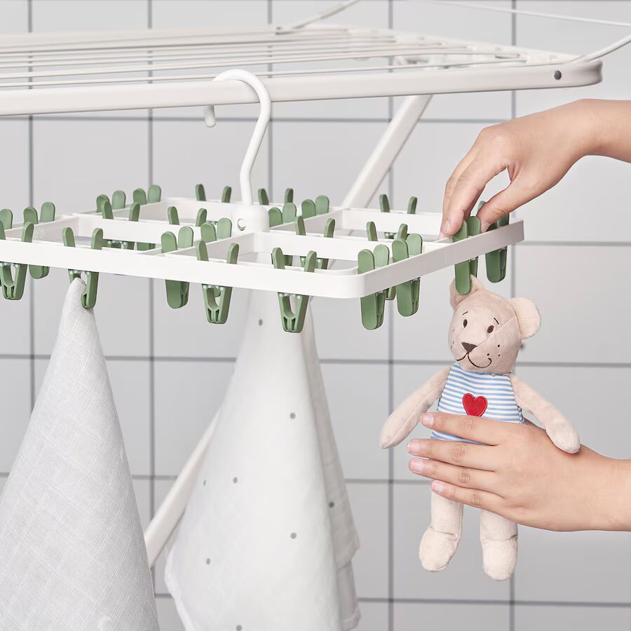SLIBB Hang dryer 24 clothes pegs