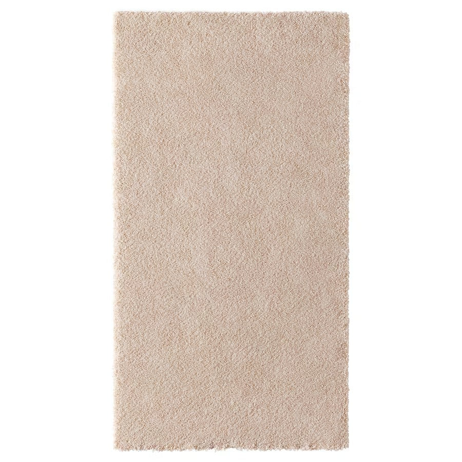 STOENSE Rug, low pile, off-white, 80x150 cm
