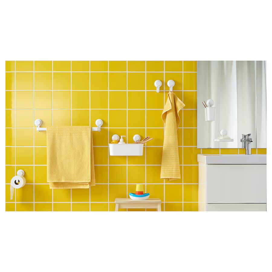TISKEN Basket with suction cup