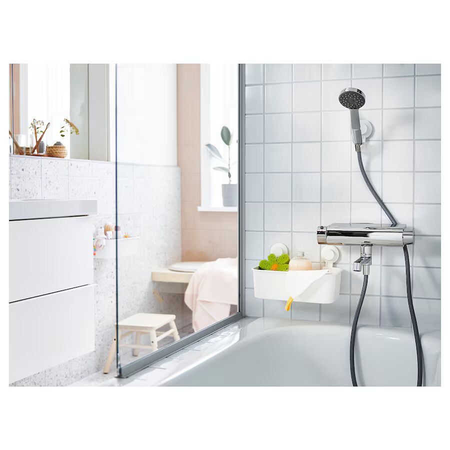 TISKEN Basket with suction cup