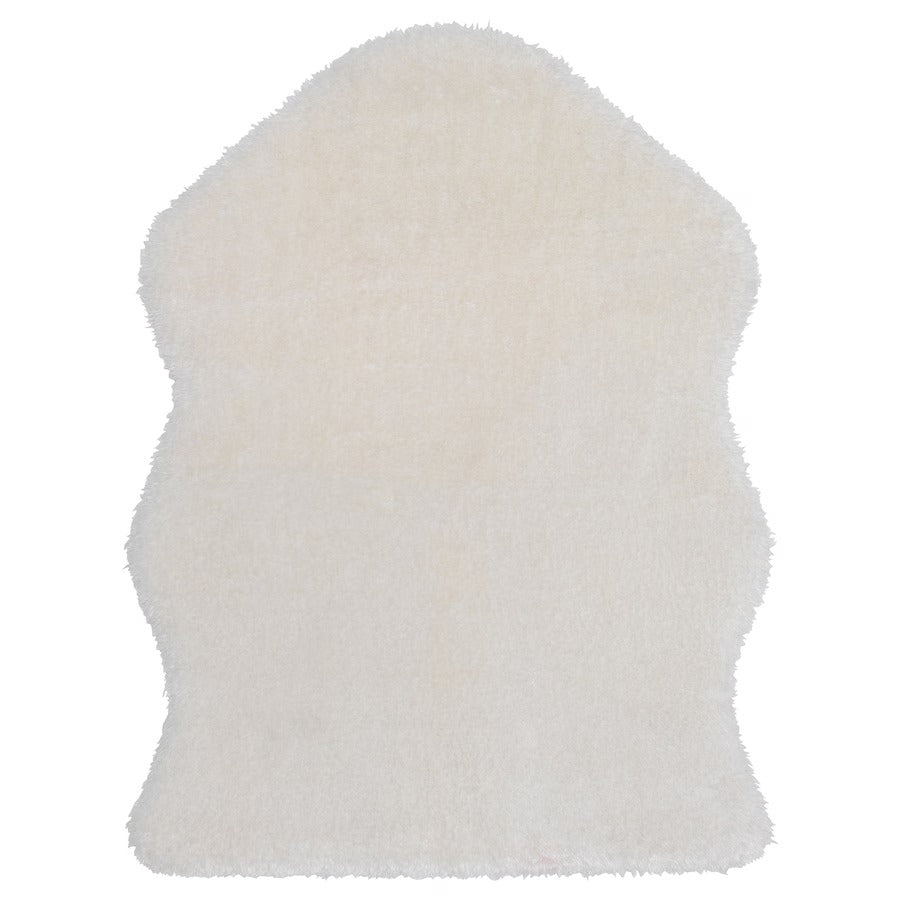 TOFTLUND Rug, white, 55x85 cm