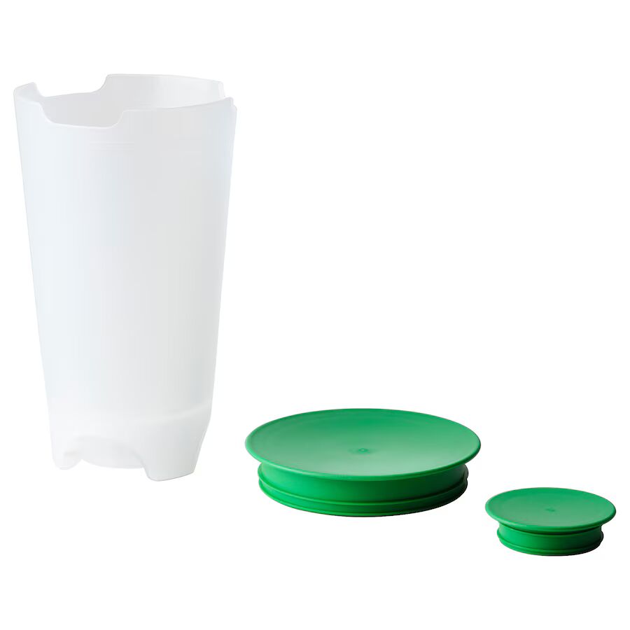 UPPFYLLD Salad shaker with strainer